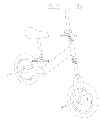 Беговел Tick, зеленый