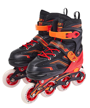 Ролики раздвижные Remis Red, алюминиевая рама