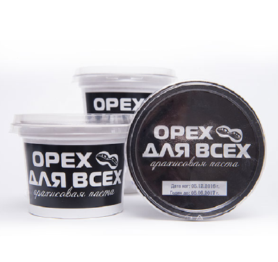 Арахисовая паста с сахаром в стаканчике 200 гр.