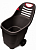 Тележка Garden Trolley, 65 л черная с красными вставками. Тележка Garden Trolley, 65 л черная с красными вставками.